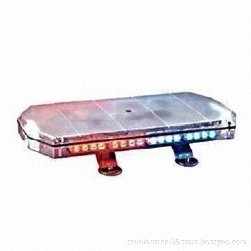 Low Profile LED Warning Minibar with PC Dome and 0.5 to 1.0W Power
